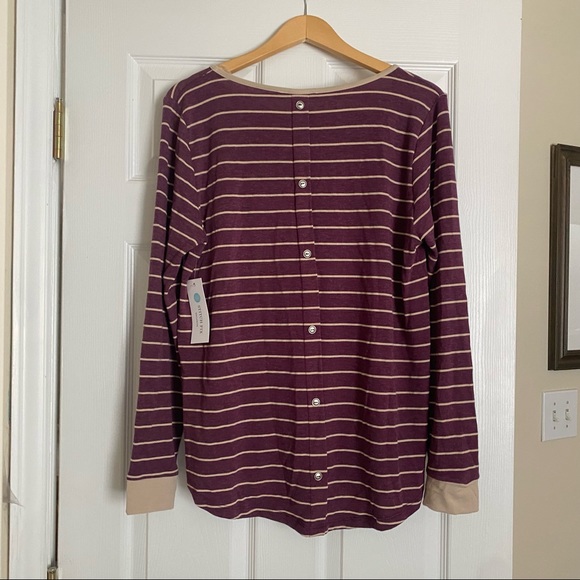 Pink Clover striped top - Picture 2 of 3